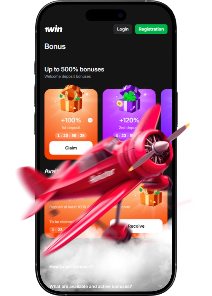 1win Aviator welcome bonus in India